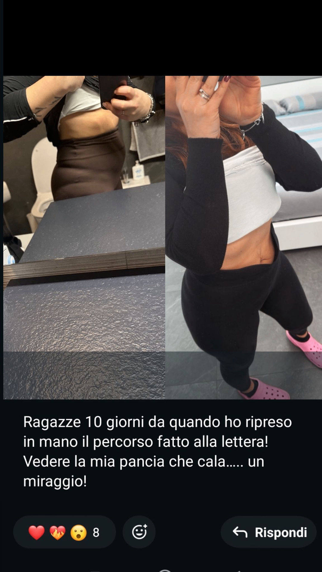 Testimonianza condivisa dalla community